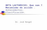 Clase Teorica De Beta Lactamicos