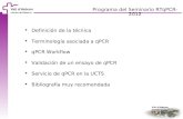 Curso de Genómica - UAT (VHIR) 2012 - RT-qPCR