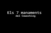 Els 7 manaments del Coworking - Barcelona -.