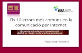 Ciatre 2009 -  Els 10 Errors en la Comunicació Online de Companyies de Teatre