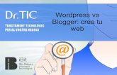 Cómo crear una página web con Blogger/Wordpress (inicial)