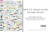 Web 2.0: Xarxes Socials. Jornada tècnica.