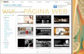 Crear página web en WIX