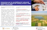Actuacions per la sensibilització i educació ambiental al voltant de l'estany d'Ivars i Vila-sana i el riu Corb