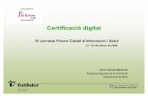 Certificació digital. Ana Garcia.