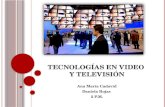 Tecnologías en video y tv