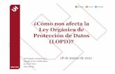 LOPD - Ley Orgánica de Protección de Datos