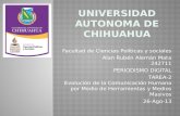 Universidad autonoma de chihuahuaEvolución de la comunicación humana por medio de herramientas y medios masivos