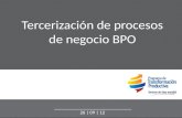 3.1 tercerización de procesos de negocios bpo
