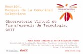 Jornada Técnica con la Red de Parques Científicos de la Comunidad Valenciana