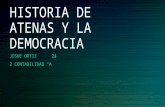 HISTORIA DE ATENAS Y LA DEMOCRACIA  EDUCACIÓN PARA LA CIUDADANÍA - JOSUE ORTIZ