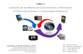 Evolución de los Medios de Comunicación e Información.  El Futuro de la Prensa. La Convergencia Editorial.