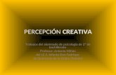 PERCEPCIÓN CREATIVA 2007-08