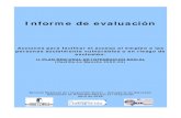 Informe de evaluación PRIS. Castilla-La Mancha
