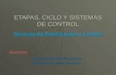 ETAPAS, CICLO Y SISTEMAS DE CONTROL