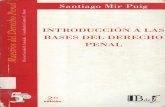 Introducción a las bases del derecho penal - Santiago Mir Puig