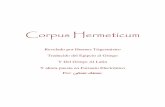 Corpus Hermetic Um- Hermes Trim Egis To