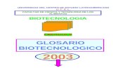 Glosario Biotecnológico