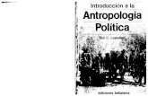 Lewellen. Antropología Política