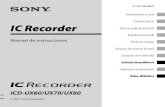 Grabadora Digital Sony ICD-UX70