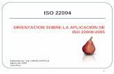 ISO 22004-Orientacion sobre la aplicacion de ISO 22000:2005