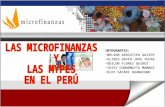Microfinanzas y las mypes peru