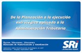 Ecuador - Byron Vásconez - Proceso Planificación del SRI (BV) 31 de julio de 2009