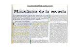 Microfísica de la escuela. Fernando Álvarez-Uría