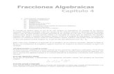 4 Fracciones algebraicas