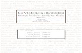 La Violencia Instituida