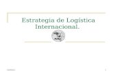 Estrategia de Logística Internacional.