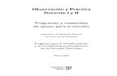 Observación y Práctica Docente I y II
