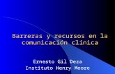 Barreras y recursos en comunicacion clínica