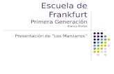 Escuela de Frankfurt: Primera Generación