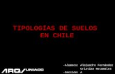 TIPOLOGÍA SDE SUELO EN CHILE