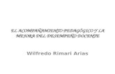 Acompañamiento Pedagógico y Desempeño Docente Wilfredo Rimari