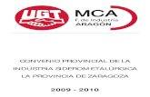 Convenio Metal Zaragoza 2009-2010