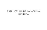 Estructura de La Norma Juridica Clase - Lógica Jurídica