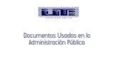 Documentos Mas Usados en La Admin is Trac Ion