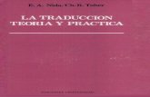 Eugene Albert Nida, Charles Russell Taber - La traducción, teoría y práctica