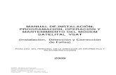 Manual Del Modem Satelital Vsat Version 03-B-2009 Uso Interno