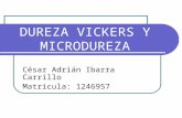 Dureza Vickers y Microdureza