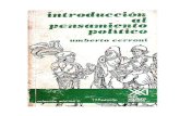 Cerroni, Umberto - Introducción al pensamiento político