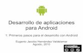 Desarrollo de aplicaciones para Android - 1: Primeros pasos