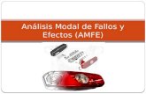 Análisis Modal de Fallos y Efectos (AMFE)