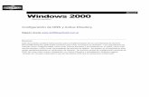 Configuración de DNS y Active Directory Windows 2000 [23 paginas - en español]