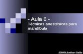 Aula 6_Anestesio_Técnicas anestésicas para mandíbula