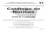 CATÁLOGO DE NORMAS NMX