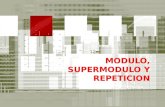 Modulo, Supermodulo y Repeticion