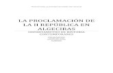La proclamación de la II Republica en Algeciras